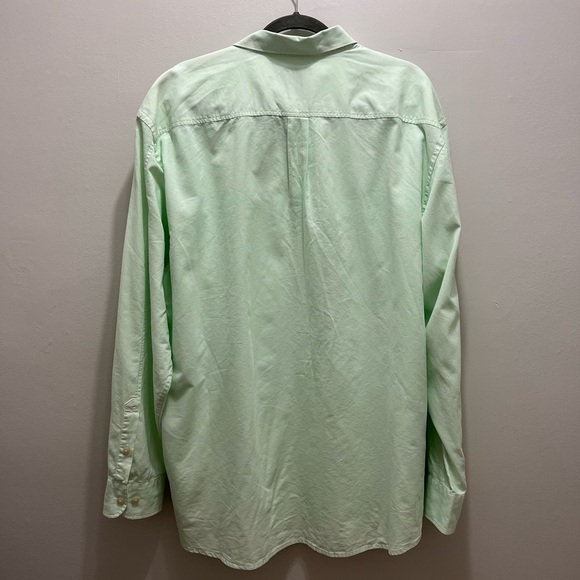 Tommy Bahama Island Twill Long Sleeve Button Down Shirt in Honeydew Green XXL - Picture 2 of 7